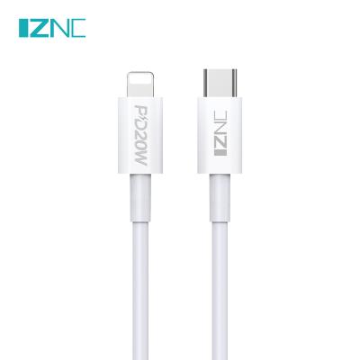 China MP3/MP4 Player Cell Phone Band Data Fast Charging Cable PD 20W Type C Cable For iphone 7 8 X 11 12 13 Pro Max for sale