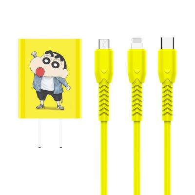 China Colorful Android Mobile Cell Phone USB 2.4A Wall Charger With Liquid Type C Micro Light Silicone Cable Fast Charging Apple Samsung for sale