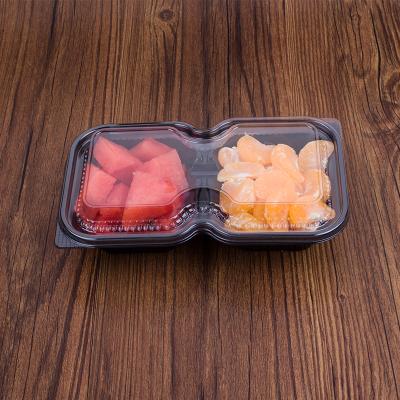 China Apple Clamshell Box Disposable Plastic Packing Container for sale