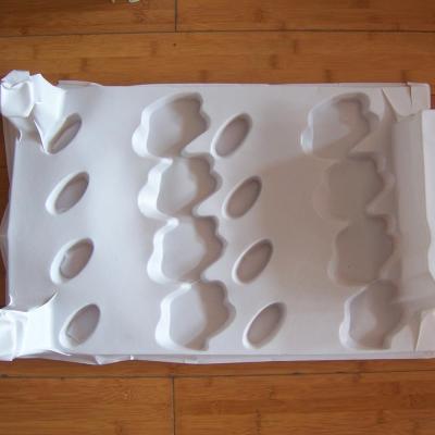 China Disposable Vacuum Shaped Plastic Tray Thick Blister Packing Package for sale