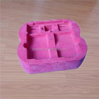 China PS Pack Cosmetic Disposable Flocking Cosmetic Tray for sale