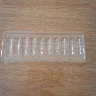 China 10pcs 2ml Cosmetic Vial Plastic Packing Tray for sale