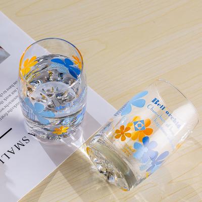 China Green Apple Printing Customized Service 265ml 9oz Tall Reusable Personalized Clear Wholesale Tumbler for sale