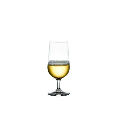 China Nil Unique Design GROCERY 400ml 13.53oz Pressed Crystal Custom Wine Glass For Drinking Beer for sale