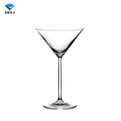 China Nil Factory Direct Sale GROCERY 230ml 7.8oz Machine Pressed European Style Crystal Glass Goblet Lead Free for sale