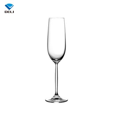 China Nil's GROCERY 250ml 8.45oz Unique Design Thick Stem Crystal Wine Glass Mesmerizing Price To Wedding for sale