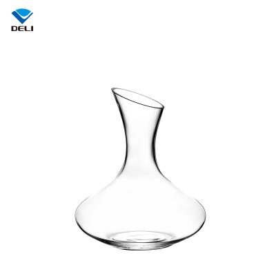 China GROCERY 1000ml 33.82oz Unique Luxury Clear Crystal Glass Wine Decanter Traditional Chinese Home Glassware For Bar for sale