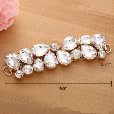 China Wholesale Shoe Buckle Rhinestone Shoe Buckle Fashion Shoe Accessories LSSB009 for sale