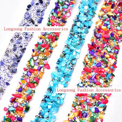 China Wholesale Nickel Free Hotfix Bling Crystal Ribbon Trim LSHT003 for sale