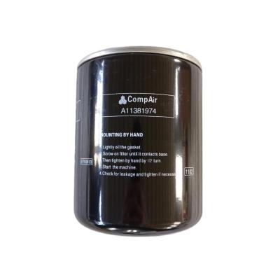 China Top Rated A11381974 Oil Filter Element for Compair Air Compressor Spare Parts for sale