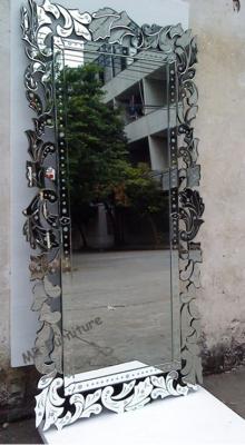 China Handmade Rectangular Venetian Mirror , Home Decorative Antique Venetian Mirror for sale