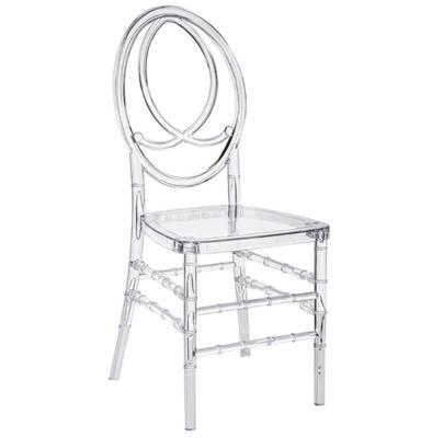 China Stackable Phoenix Clear Acrylic Event Wedding Dining Restaurant Chair for sale