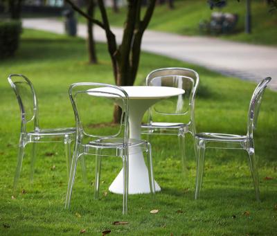 China Hot sales Stackable Crystal Acrylic Wedding Event  Dining Restaurant Chair for sale