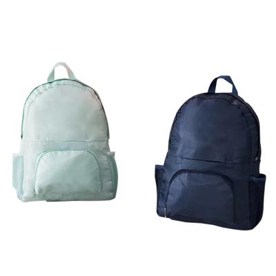 China New Custom Waterproof Nylon Women Backpack Travel Bag Teenage Girls School Bag for sale