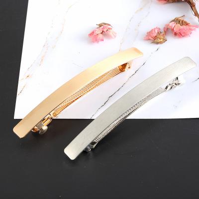 China Bundle Hair Women Accessories Alloy Slim Barrettes Hair Clips Designer Simple Fancy Hair Clips For Women for sale