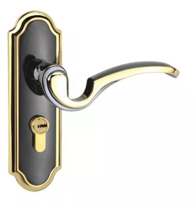 China Apartment Room Door Lock Bedroom European Style Indoor Household Type Silent Handle Lock for sale