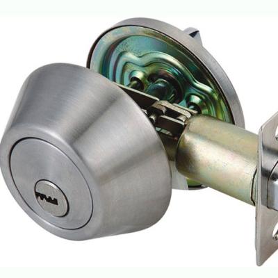 China Hot Selling Dead Door Lock Stainless Steel Door Bolt Brass Single Cylinder Lock Single Hardware Selection Indoor Invisible for sale