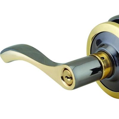 China Bathrooms Handle Lock Tongue Single Passage Ball Bedroom Door Lock Universal Toilet Lock for sale