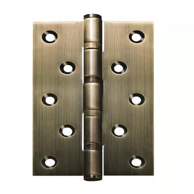 China Modern 304 Stainless Steel Ball Bearing Door Part Silent Wooden Door Hinge 4 Inch Door Hinge Thickened for sale