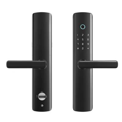 China The main entrance hotel door room door fingerprint lock home security locks anti-cat intelligent electronic eyes for sale