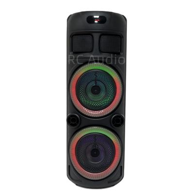 China PORTABLE Mus Bluetooth Pa Speakers System Outdoor Powered DJ Par Speaker Professional Dual 8