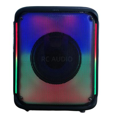 China PORTABLE New private 8 inch portable speaker Handle Rechargeable Wireless and battery Big power dj bass speakers active Speaker for sale