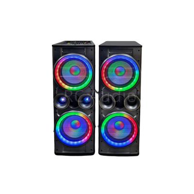 China Mini High Power  Audio Aux Dj Party Speaker Colorful LED Light  TWS Speaker  with Wireless BT  Bluetooth  FM USB TF SD for sale