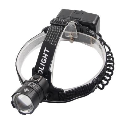 China USB Rechargeable 90 Degree Zoom Headlamp Pivotable Telescopic LED Head Light 3 Modes for sale