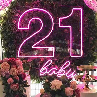 China Modern Decoration Room Decoration Led Light Wall Mounted Romantic Neon Signs for sale