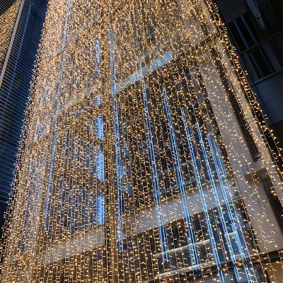 China Hot Selling Waterfall Star String Light Twinkle Star Led Copper Wire String Lights Holiday Decor Light Indoor Outdoor Strings for sale