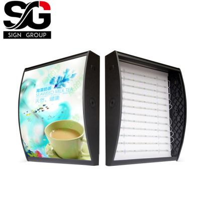 China Restaurant Indoor Menu Panel Display Aluminum Led Advertising Light Box for sale