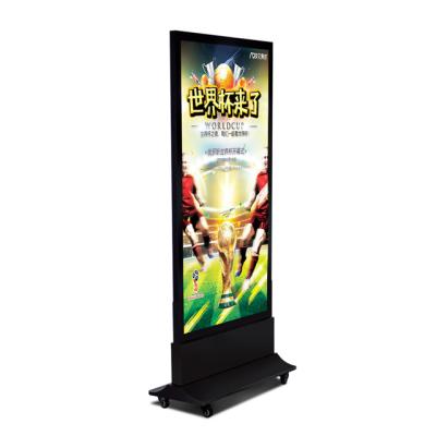 China Restaurant High Quality Double Sides LED Outdoor Scrolling Advertising Light Box for sale