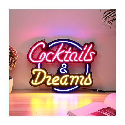 China Hot Sell Front Free Design Custom Store Sign Flex Neon Luminous Neon Signage Led Acrylic Neon Sign for sale