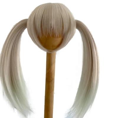 China Toy Doll Synthetic 1/3 Wig Lovely Heat Resistant Fiber Battery-Powered Twin Tail 1/4 Wig 1/6 1/8 Bjd Doll for sale