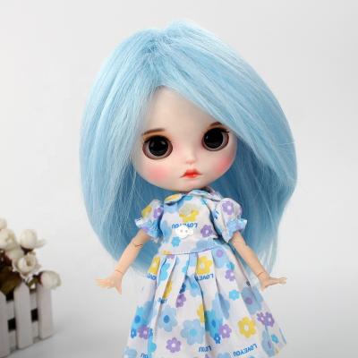 China Synthetic Fiber Blythe Doll Wigs Long Doll Wigs Best Quality High Temperature Hair Products Straight Doll Wigs for sale