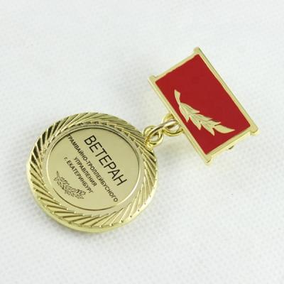 China Custom Metal Badges Loyal Bodyguard Honor Award Medals from China World Manufacturer for sale