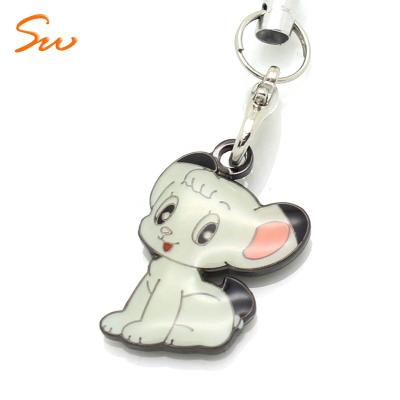 China Custom Metal Enamel Spinning Key Chain Metal, Cartoon Character, Cute Key Chain for sale