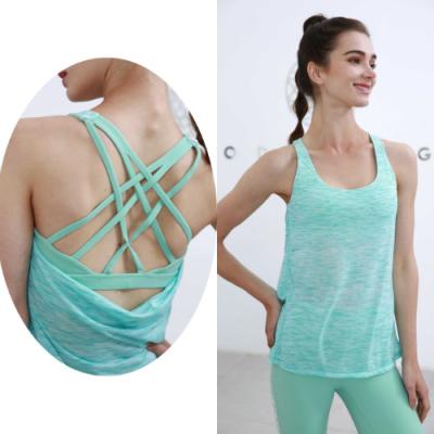 China HOPEUP Breathable Wholesale Crop Tank Top Sports Wear Women Active Wear Yoga Set Female Fitness Wear for sale