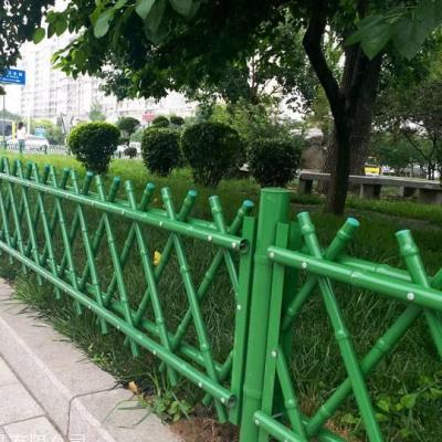 China Easily Assembled Stainless Steel Garden Fence , Artificial Bamboo Fence for sale