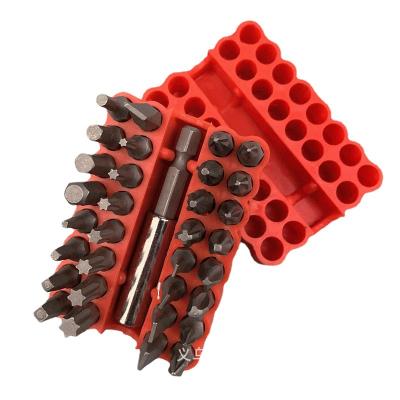 China Durable Head Assembly Piece 33pc Screwdriver Bits Special Shaped Electric Screwdriver Accessory Set for sale