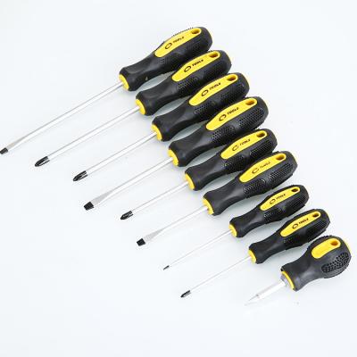 China Rubber and Plastic Handle Industrial Screwdriver Screwdriver Set Wholesale for sale