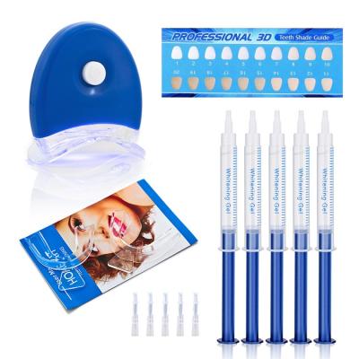 China Professional Portable Teeth Whitening Best Home LED Teeth Whitening Gel Light Kits for sale