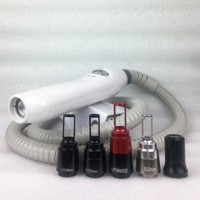 China Dye Removal Factory Direct Sale Low Price ND YAG Laser Grip Tattoo Removal Machine Picosecond Laser Handle 532nm/1064nm/1320nm Tip for sale