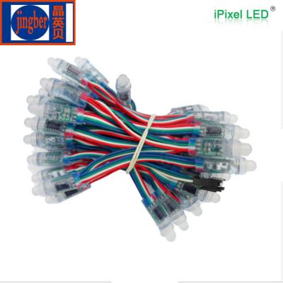 China INGAN WS2811 DC5V/12V 12mm smart LED pixel module for Christmas decoration or other decoration led pixel string light 50 pcs/string for sale