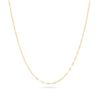 China FASHIONABLE Hot Selling Gemnel 925 18k Yellow Gold Vermeil Sparkle Chain Sterling Silver Necklace for sale