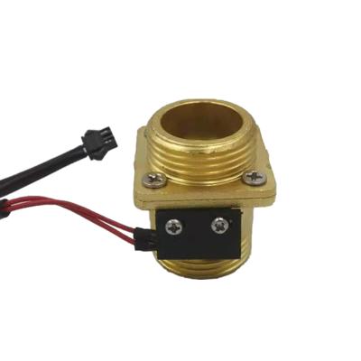 China Brass Type 1 Inch Copper Flow Switch Control Sensor Water Pump Flow Switch Water Heater Bulkhead Switch for sale