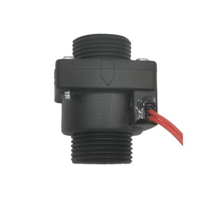 China G3/4 Nylon + Fiberglass/Copper Hall Water Flow Switch High Temperature Plastic Float Switch Flow Meter for sale