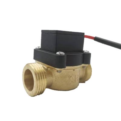 China High Precision Nylon + Fiberglass/Copper Water Heater Brass Water Flow Switch G3/4 DN20 Electric Magnetic Flow Switch for sale