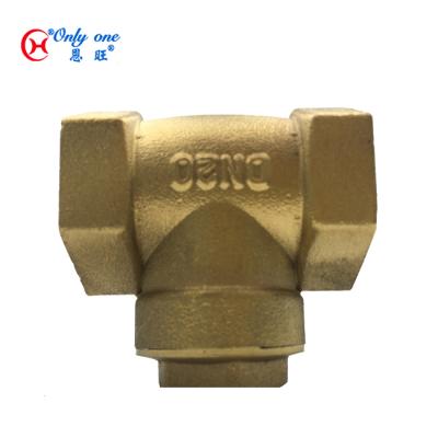 China BSP One Way Non Return Horizontal Water Flap Brass Swing Check Valve for sale