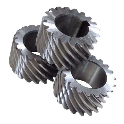 China Factory Custom Machining Worm Gear CNC Backlash Metal Zero Gear Set for sale